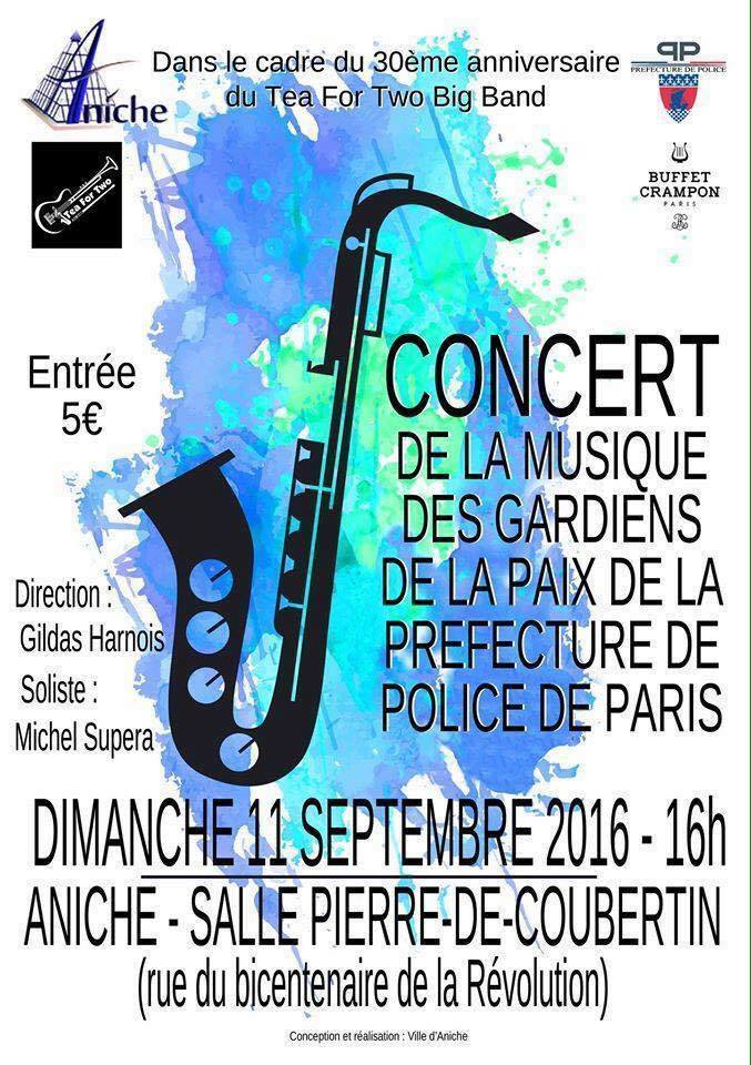 Concert Soliste avec la Musique des Gardiens de la Paix de Paris