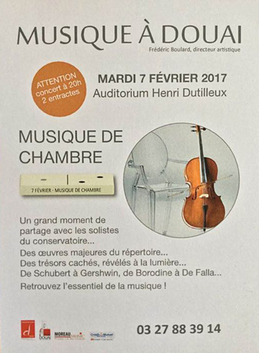 Concert au CRR de Douai